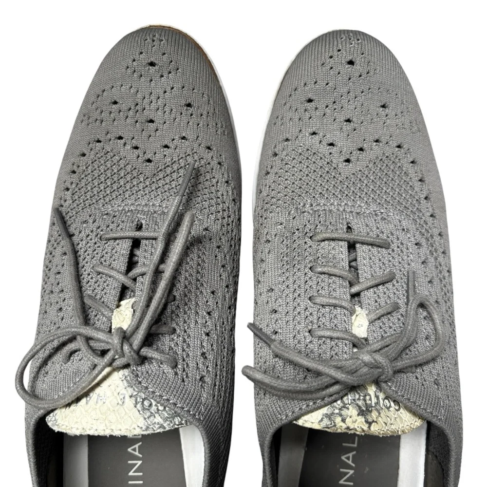 Women's Cole Haan OriginalGrand Grey Stitchlite Oxfords 9.5